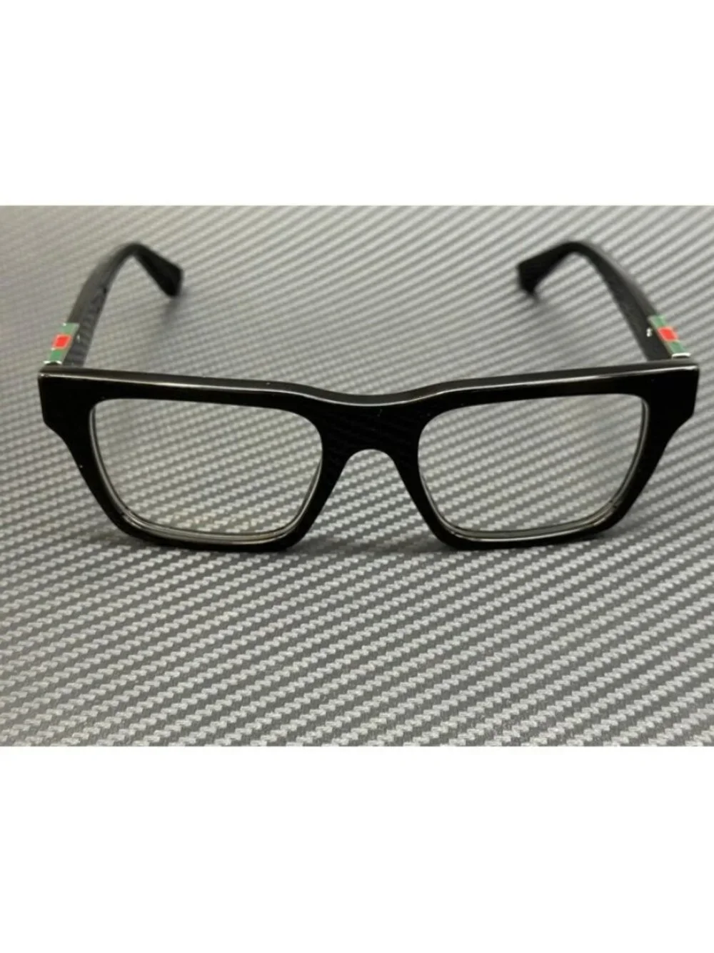 New Gucci Men Black Silver Eyeglasses 51-20-145